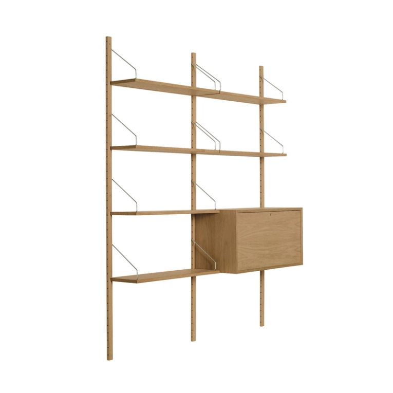 Meuble de rangement ROYAL SYSTEM Double Chêne huilé DK3