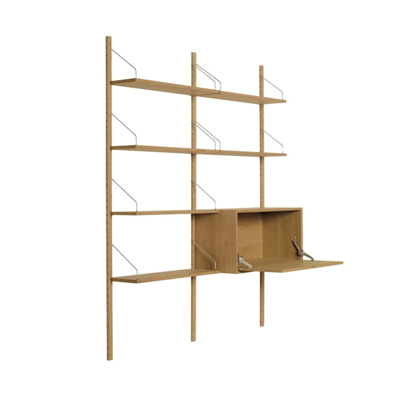Meuble de rangement ROYAL SYSTEM Double Chêne huilé DK3