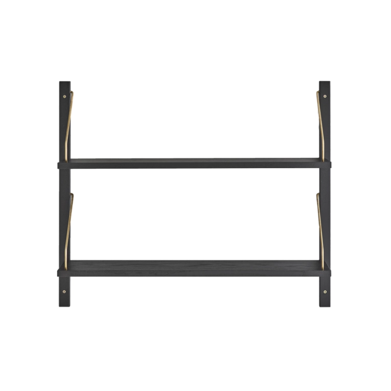 Etagère ROYAL SYSTEM Chêne laqué noir DK3