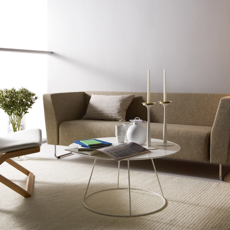 Table basse BREEZE Ø 80 Blanc SWEDESE