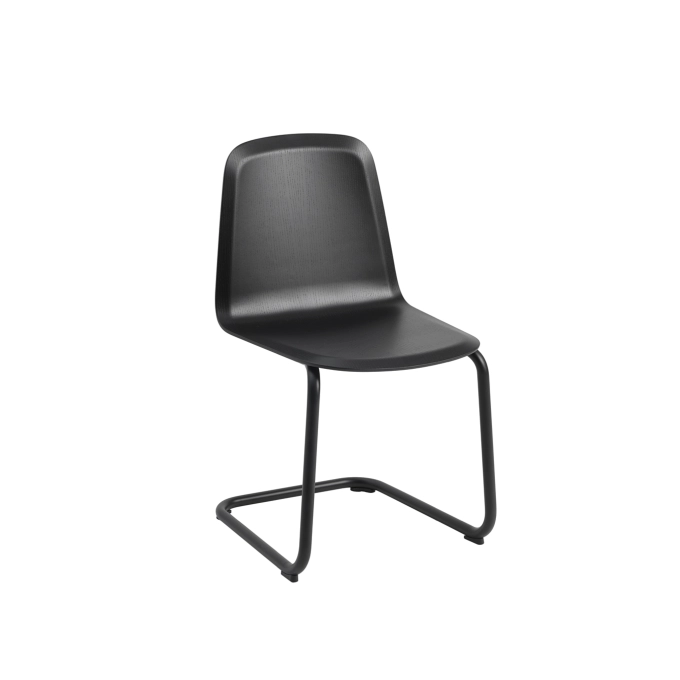 Dining Chair BRINK Black sled legs MUUTO