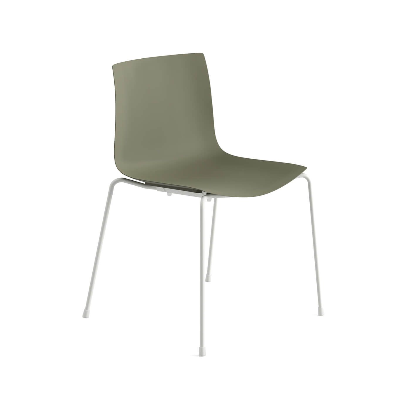 Chaise CATIFA RE 46 4 pieds Vert de lande ARPER