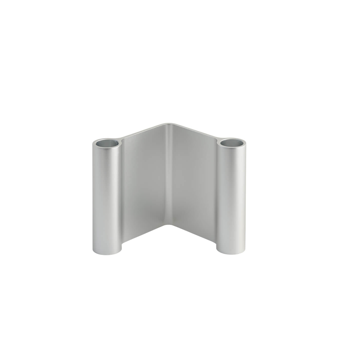 Photophore, bougeoir et bougie PAIR H 11 Aluminium MUUTO