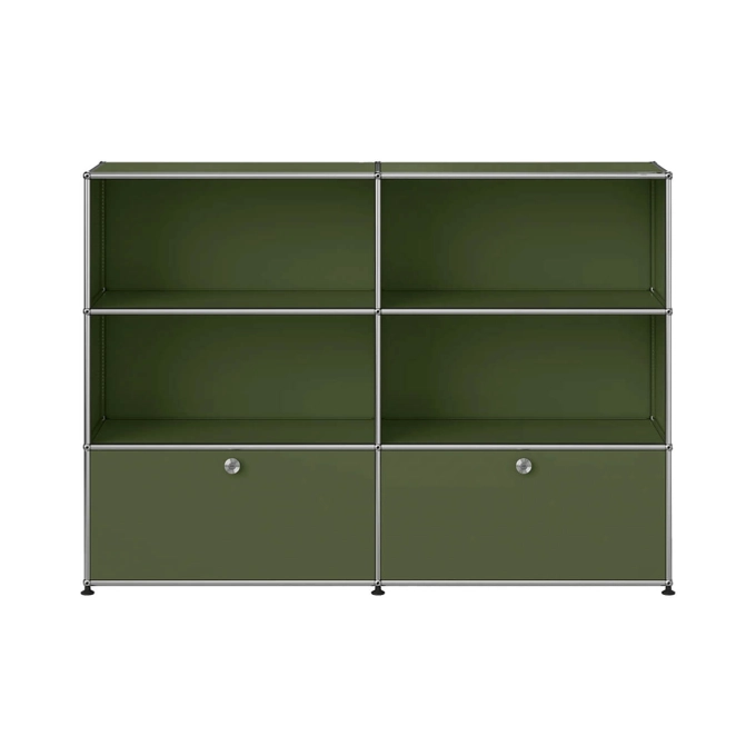 Meuble de rangement USM HALLER M65 Vert Olive USM HALLER