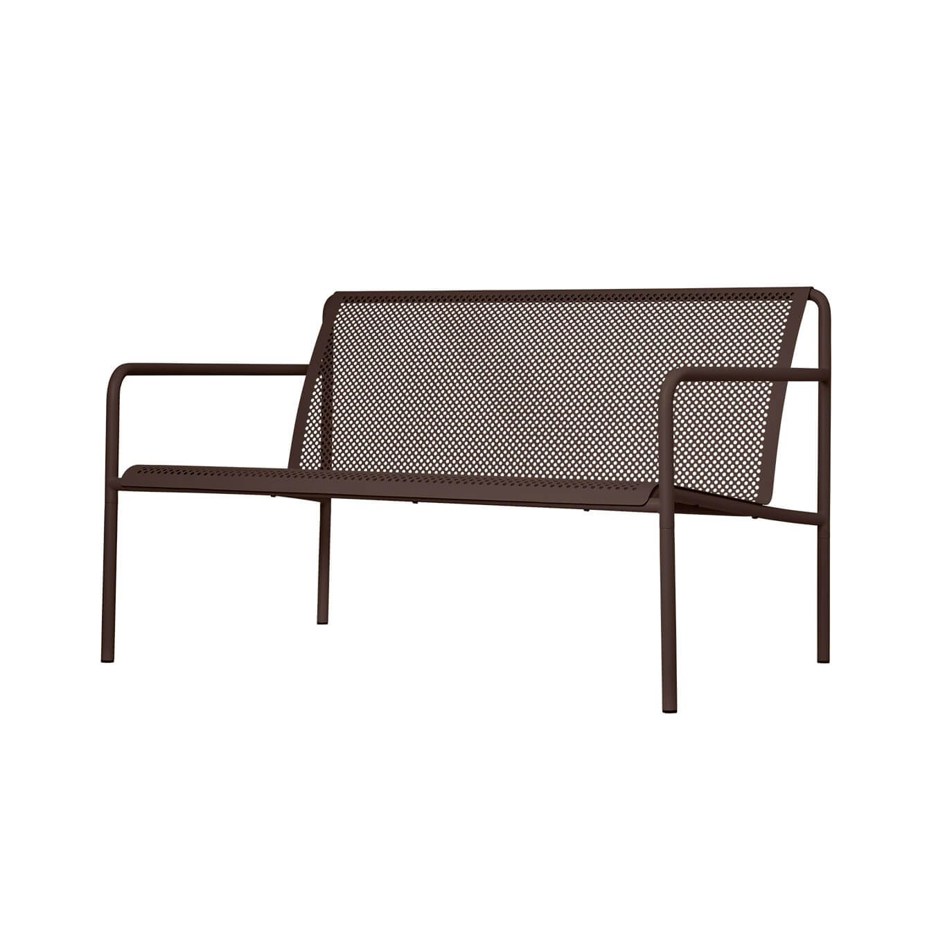 Outdoor Sofa DAPPLE Lounge L 131 Dark Chocolate FERM LIVING