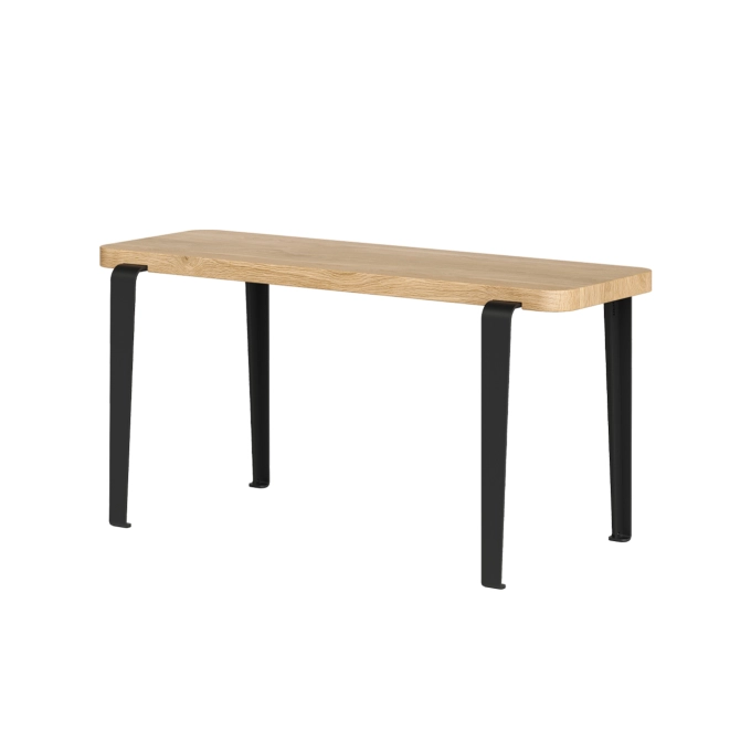 Designer Bench LOU Oak/Graphite Black  L 90 TIPTOE