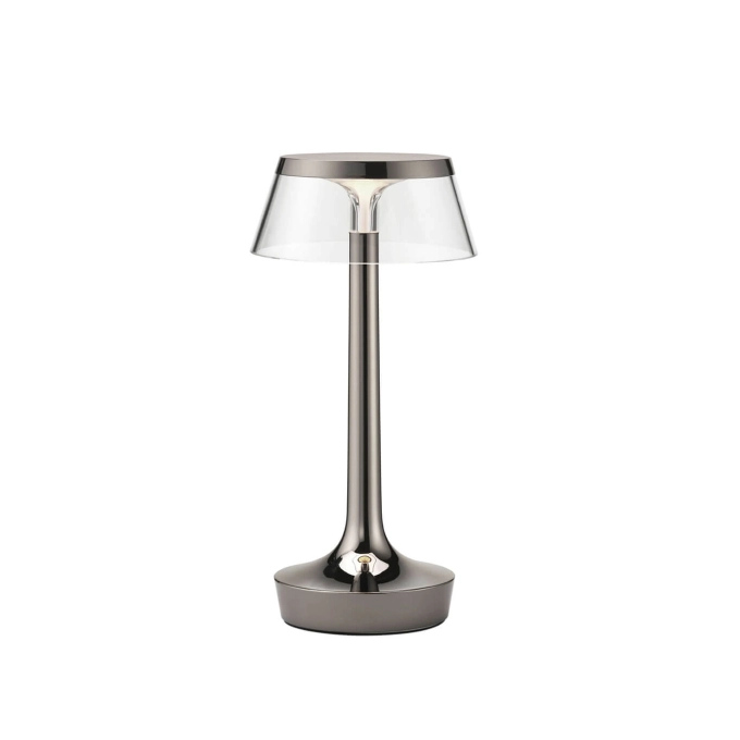 Lampe sans fil BON JOUR UNPLUGGED Black chrome FLOS