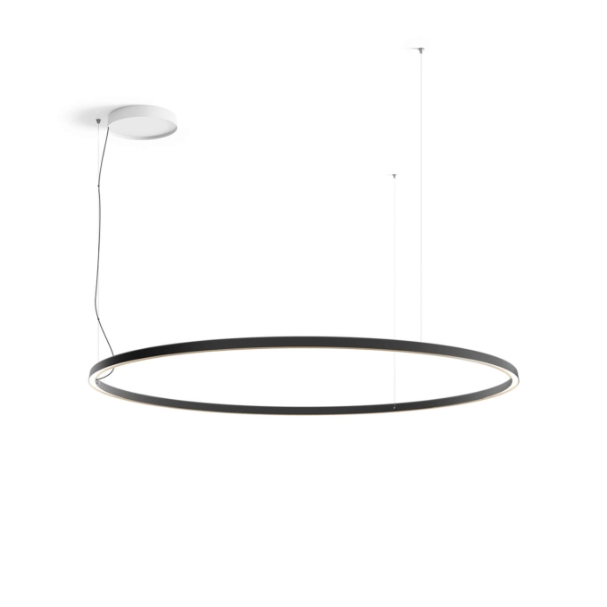 Pendant Light COMPENDIUM Ø 200 3000 K Black LUCEPLAN