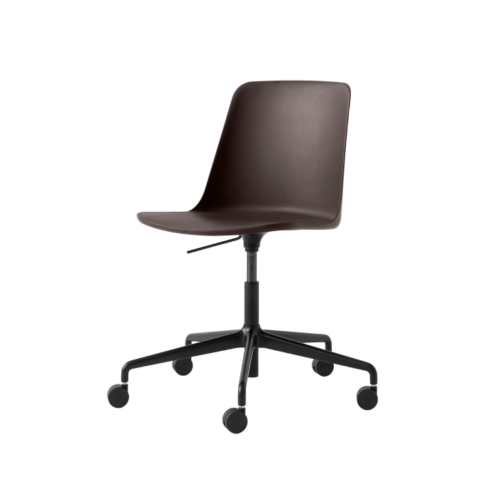 Dining Chair RELY HW28 Burnt Umber/Noir AND TRADITION