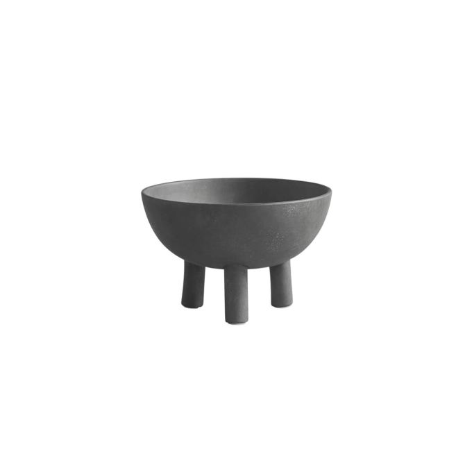 Centre de table & corbeille DUCK BOWL big Gris foncé 101 COPENHAGEN