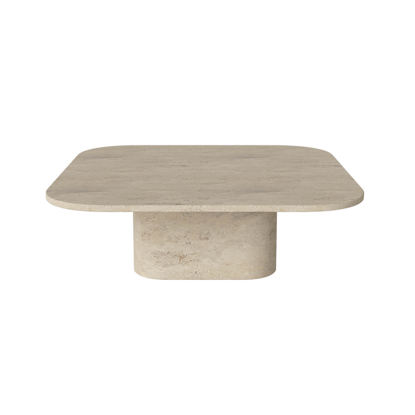 Coffee Table EIDA 100x100 H 32 Sand Travertine BOLIA