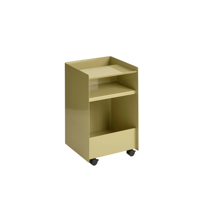 Desserte FOLDED ouvert H 61,5 Beige/Vert foncé MUUTO