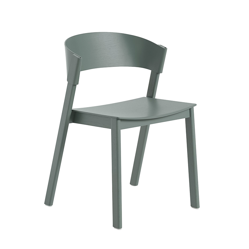 Chaise COVER SIDE CHAIR Vert foncé MUUTO