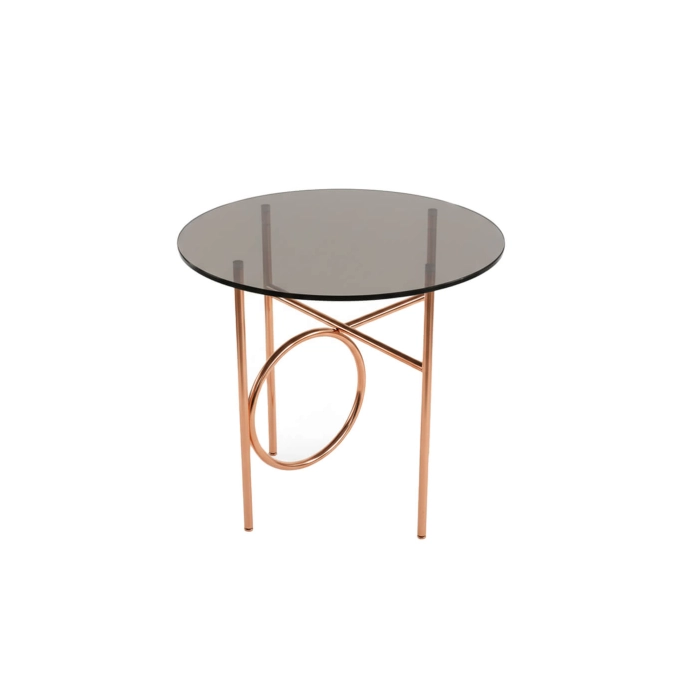 Side Table RING Bright Copper MINOTTI
