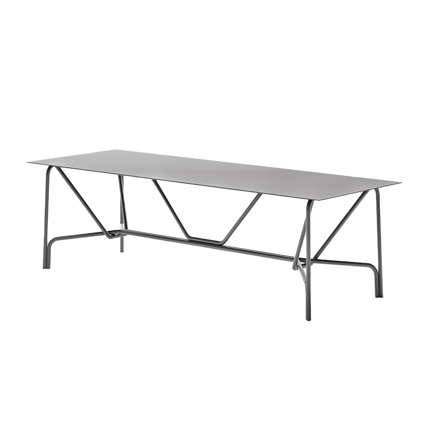 Table extérieure SALO L 279 Graphite UNOPIÙ