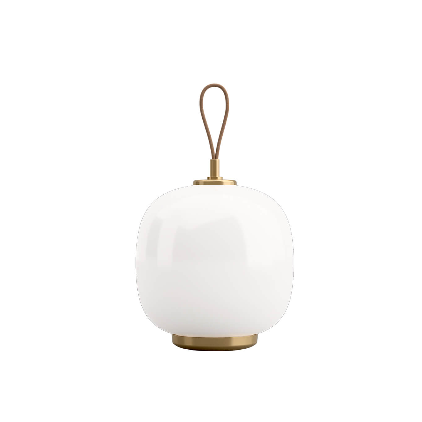 Portable Lamp VL45 RADIOHUS PORTABLE Brass/ White opal LOUIS POULSEN