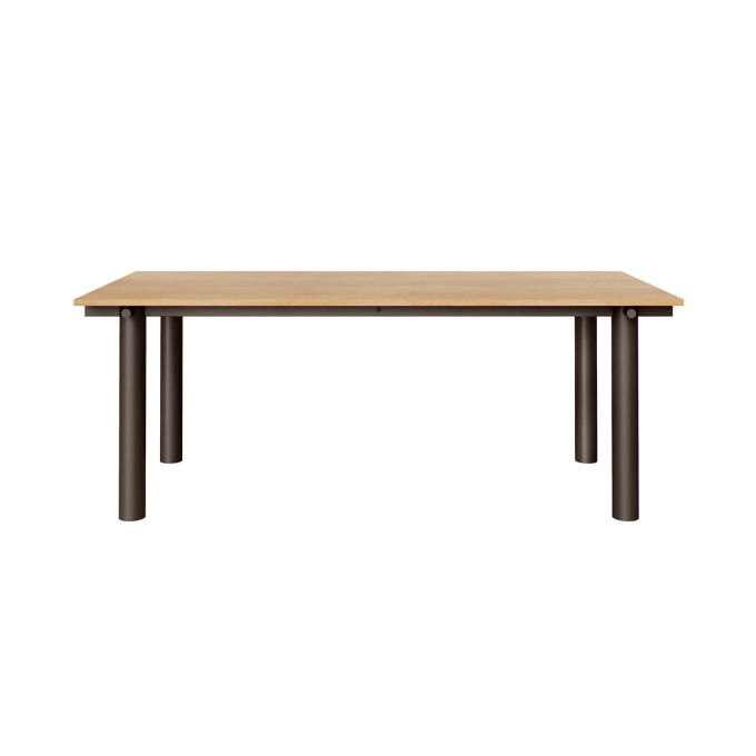 Dining Table ATURA 200x90 Oak, Black Legs FERM LIVING