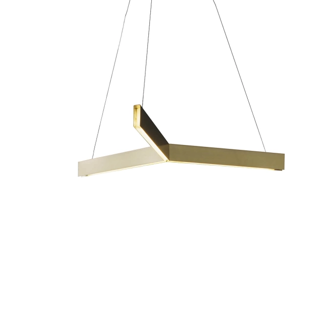 Pendant Light TRI Brass RESIDENT