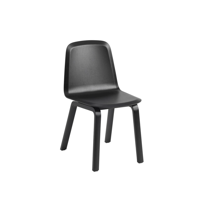 Dining Chair BRINK Black wooden legs MUUTO