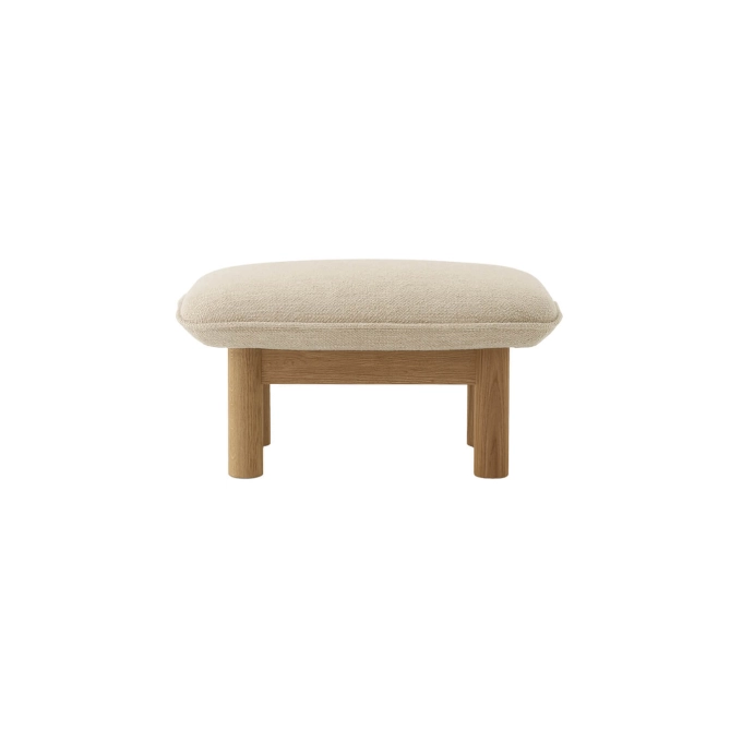 Pouffe BRASILIA Oak/ Audo Bouclé 02 AUDO COPENHAGEN