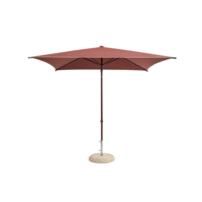 Outdoor Accessories TERRAZZA Parasol Square Burgundy HAY