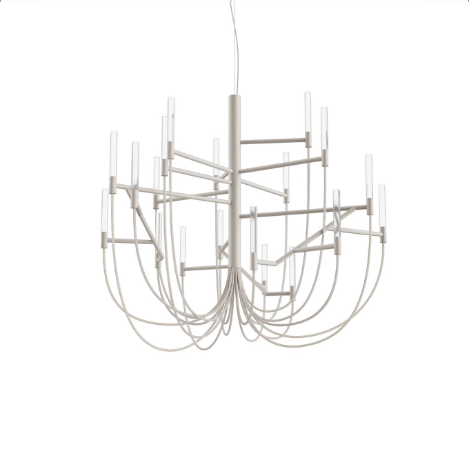 Suspension ALLUMETTE L Blanc FOSCARINI