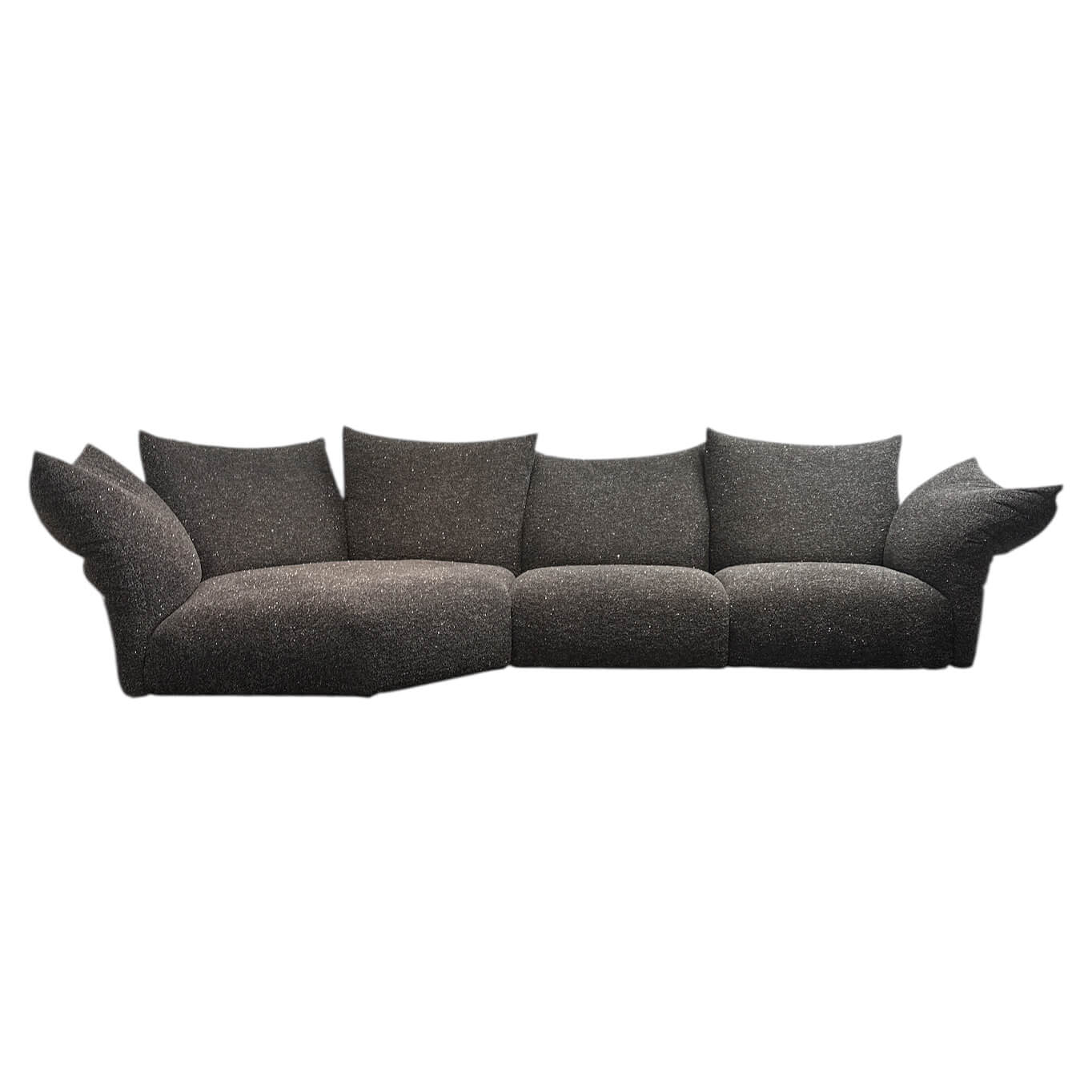 STANDARD Tissu Galena gris pailleté EDRA