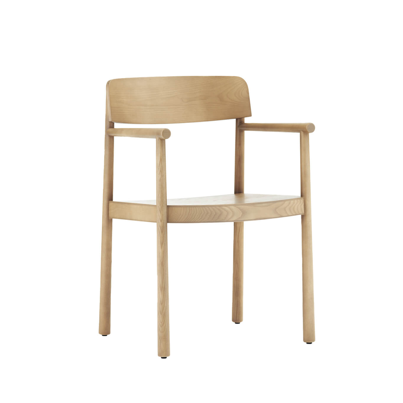 Dining Chair TIMB with armrests Ash NORMANN COPENHAGEN
