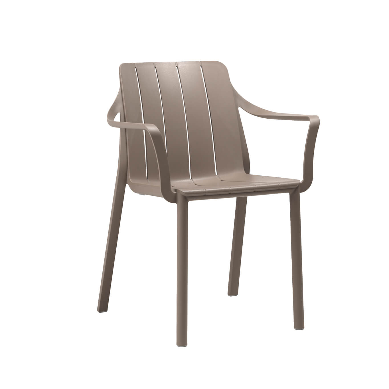 Outdoor Chair and Small Lounge Chair TIBERINA avec accoudoirs Tortora NARDI