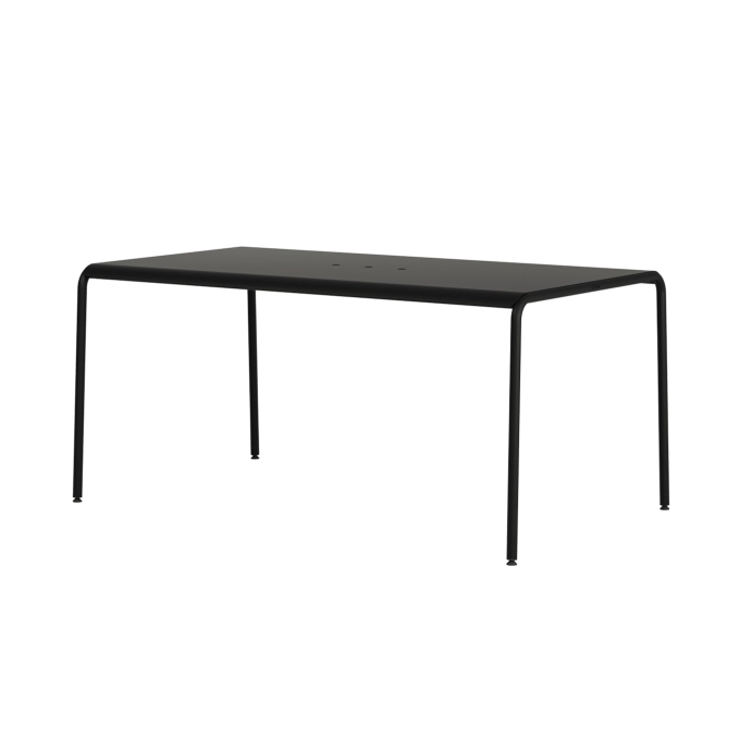 Outdoor Table PANORAMA Graphite Black L 160 TIPTOE
