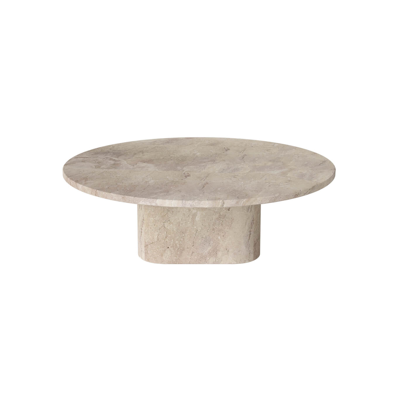 Coffee Table EIDA Ø 90 H 28 Beige Marble BOLIA