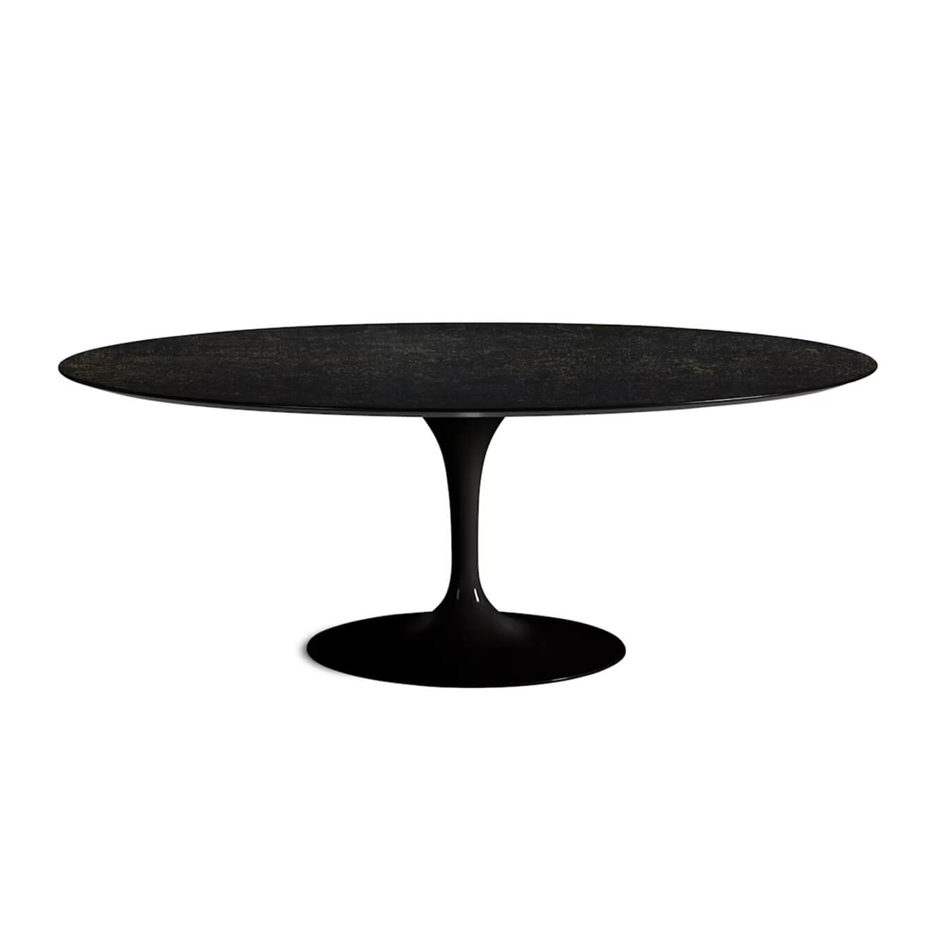 Dining Table SAARINEN Oval Topo Noir KNOLL