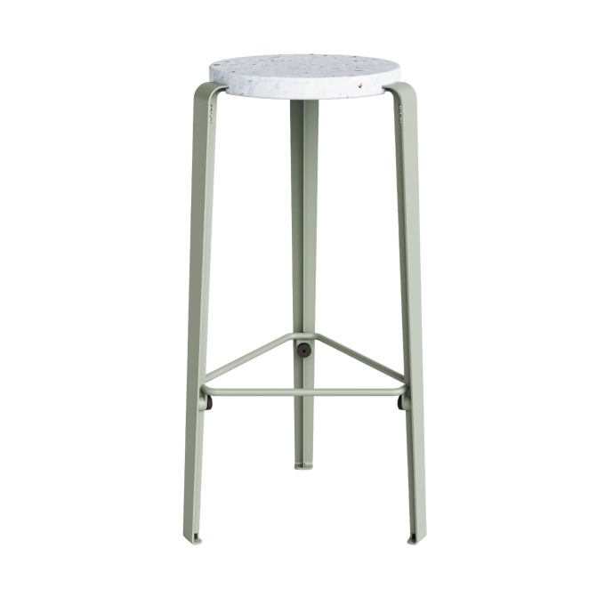 Bar Stool BIG LOU Venezia/Eucalyptus Grey TIPTOE
