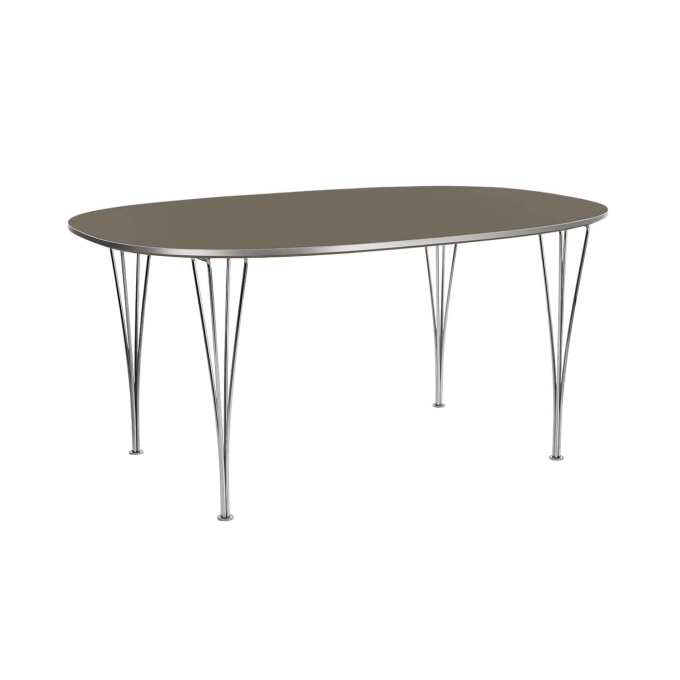 Dining Table SUPERELLIPSE Fenix Brown Ottawa FRITZ HANSEN