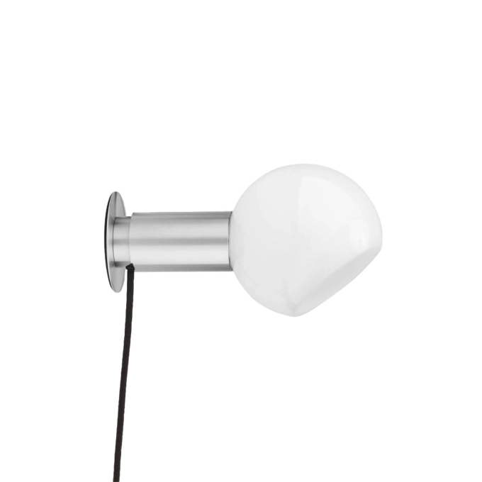 Wall light DONYA with plug Brushed Stainless Steel ANOUR