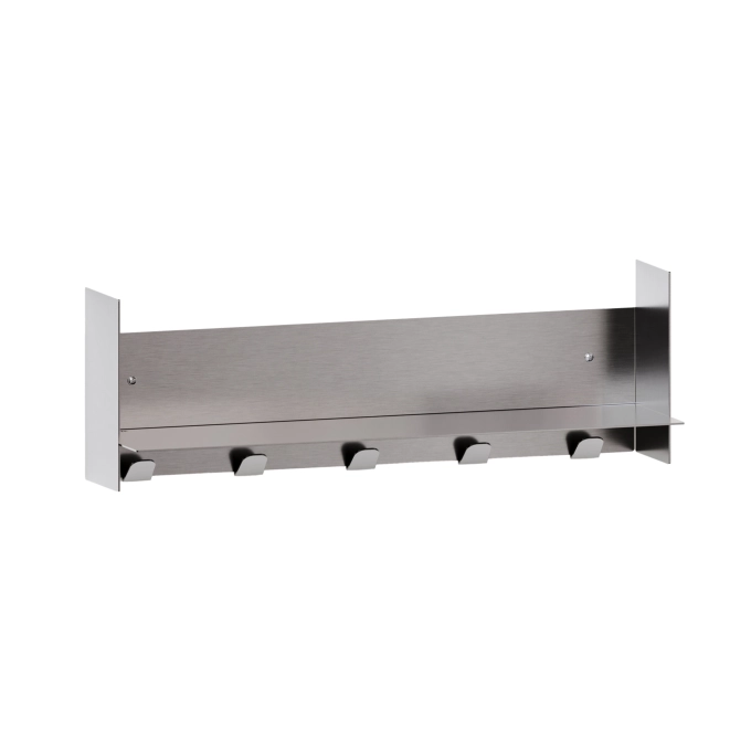 Etagère PLI CORE Acier Inoxydable et porte-manteaux L 60 TIPTOE