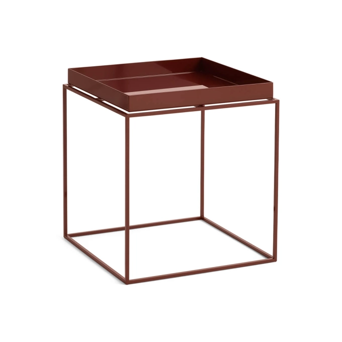Table basse TRAY 40 x 40 Chocolat HAY