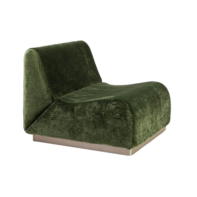 Canapé ROTONDO Velours Vert Olive THE SOCIALITE FAMILY