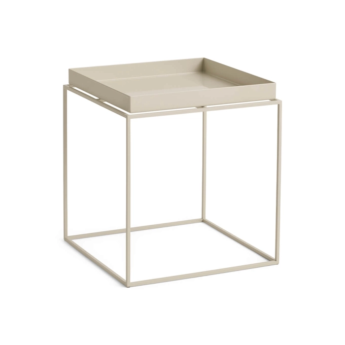 Coffee Table TRAY 40 x 40 Warm Beige HAY