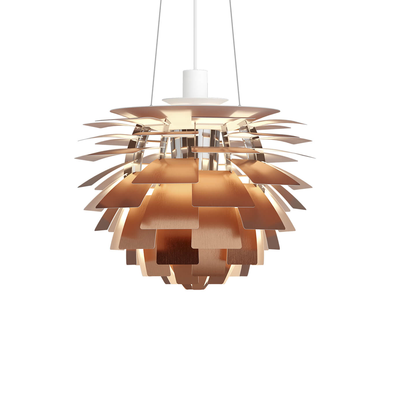 Suspension PH ARTICHOKE Ø48 Cuivre LOUIS POULSEN