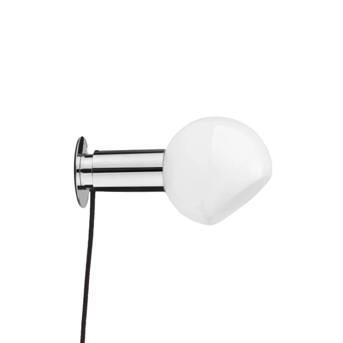 Wall light DONYA with plug Polished Stainless Steel ANOUR