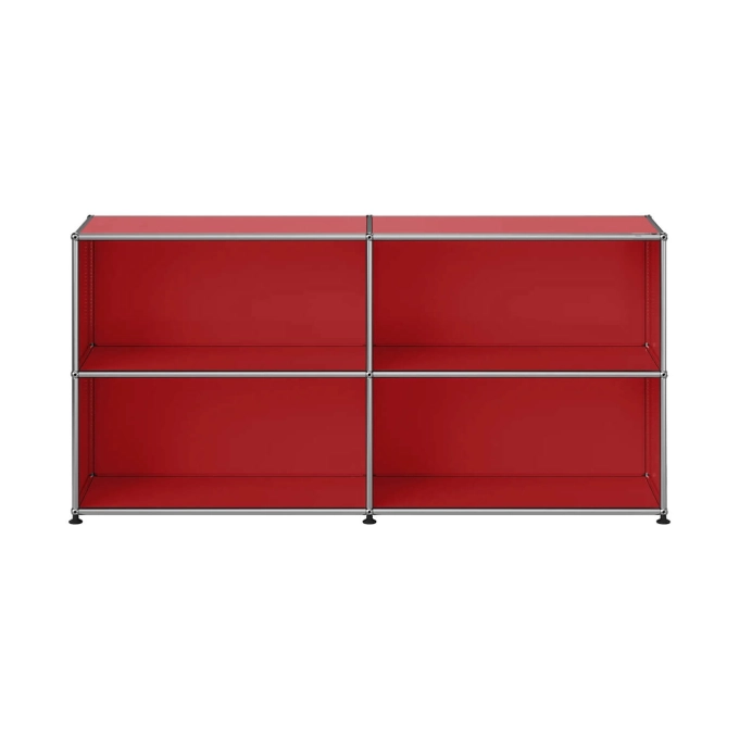 Meuble de rangement USM HALLER M67 Rouge Rubis USM USM HALLER