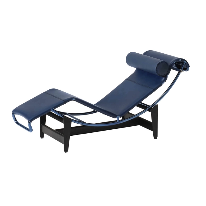 Easy chair 4 Chaise longue à réglage continu 60 Blue CASSINA