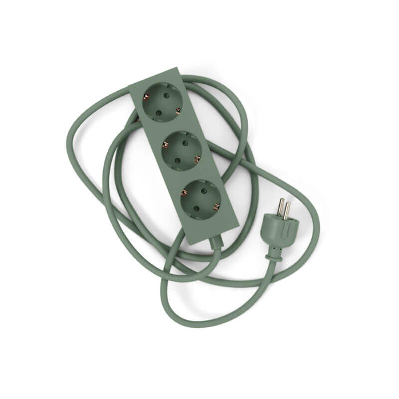 Accessoire luminaire Multiprise POWER BAR 5 m Vert Mousse PEDESTAL