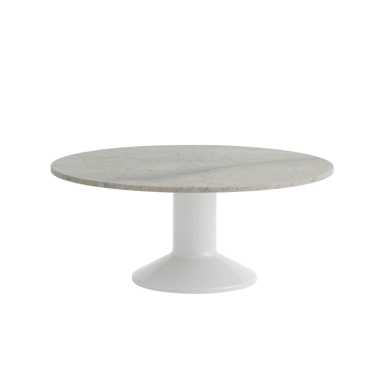 Coffee Table MIDST Ø 90 Grey marble/grey MUUTO