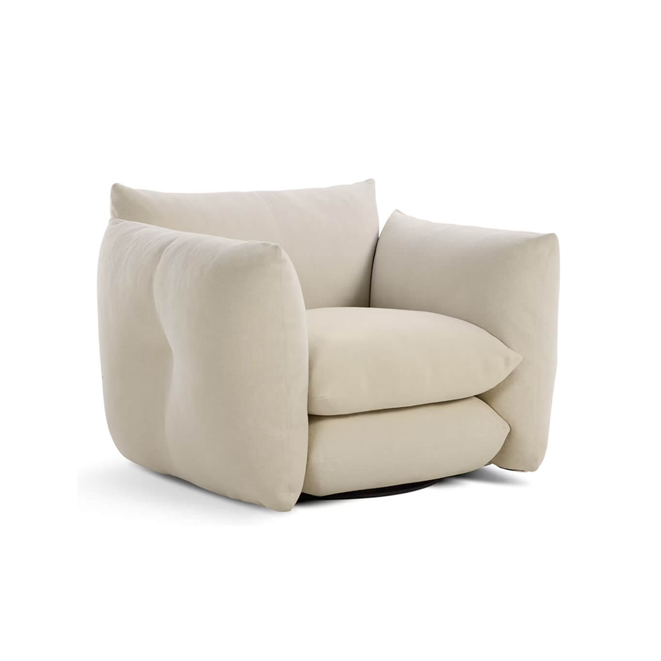 Easy chair PERRON PILLO Swivel base KNOLL