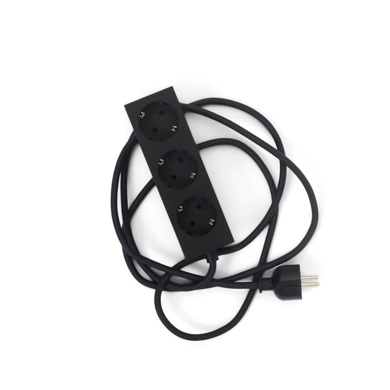 Accessoire luminaire Multiprise POWER BAR 5 m Charbon PEDESTAL
