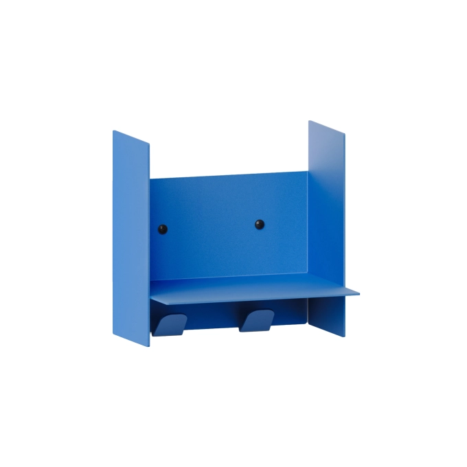 Shelving PLI Azur Blue with coat racks L 20 TIPTOE