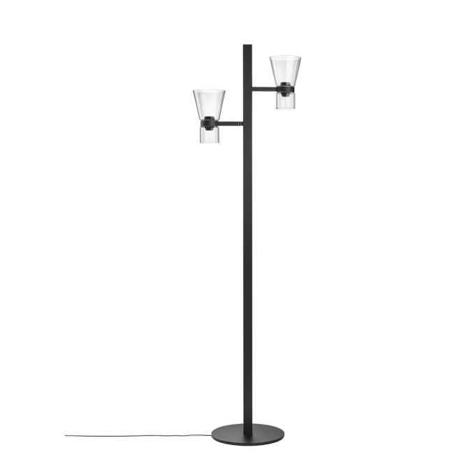 Lampadaire NOCTURNE FLOOR 2 CONE Noir FLOS