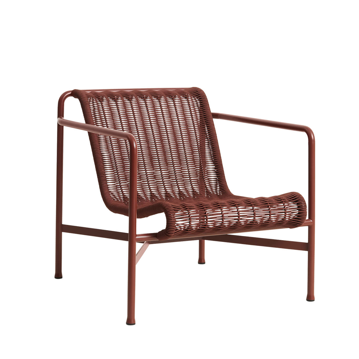 Fauteuil extérieur Fauteuil PALISSADE CORD Rouge Fer HAY